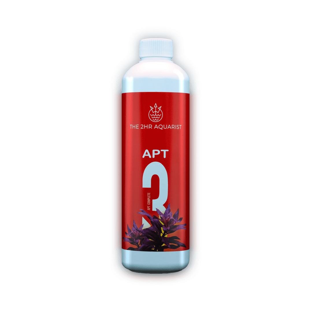 Fertilizante todo-en-uno para acuario plantado 2Hr Aquarist APT Complete, frasco de 500 mL