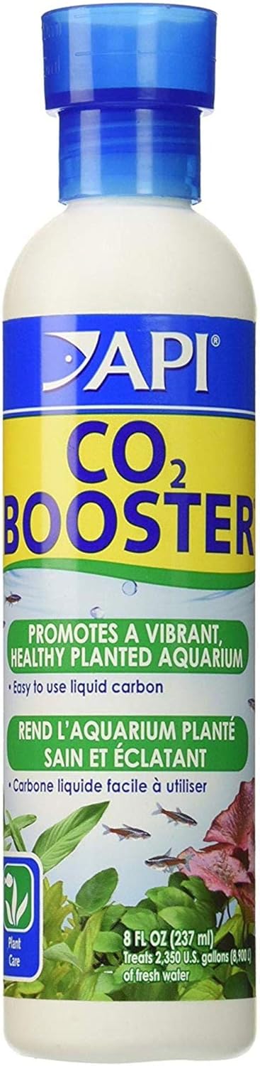 Suplemento de carbono líquido API CO2 Booster, frasco de 237 ml, para acuarios plantados