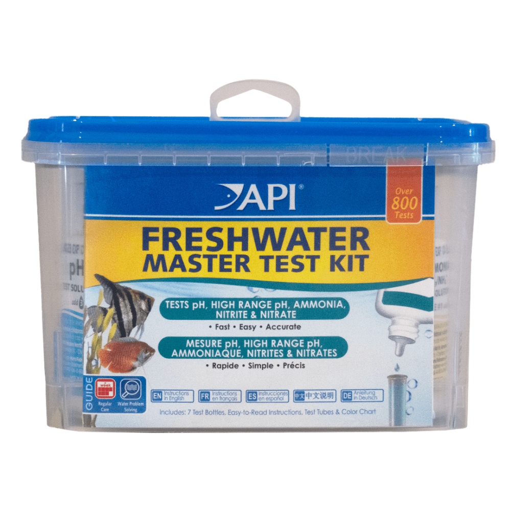 Kit de test de agua líquido API Freshwater Master Test Kit para acuario de agua dulce con cuatro reactivos